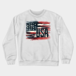 Usa flag Crewneck Sweatshirt